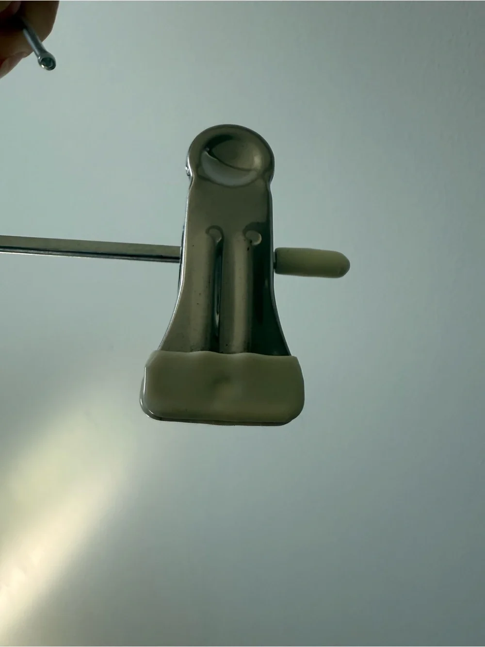 Set of Metal Clip baby hangers with White Plastic Tips